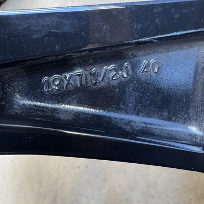 2025 Honda CRV 19” x7.5" Black Painted 5 Spoke Wheel Rim Tire OEM Cr-v 2024 2023