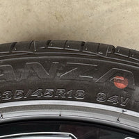 2025 18” Toyota Camry OEM Wheel Rim Tire 18x8 95968 42611AQ020 GLOSS BLACK