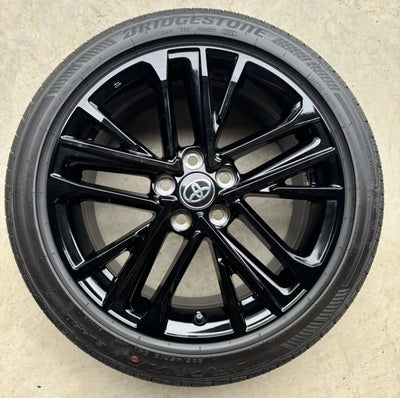 2025 18” Toyota Camry OEM Wheel Rim Tire 18x8 95968 42611AQ020 GLOSS BLACK