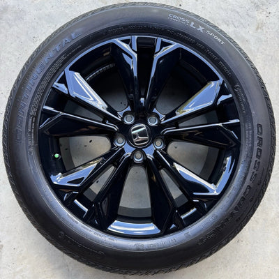 2025 Honda CRV 19” x7.5" Black Painted 5 Spoke Wheel Rim Tire OEM Cr-v 2024 2023