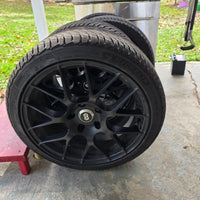 Set of four 235/40R-18 performance winter tires and wheels honda civic type R